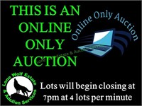 NOTE: THIS AUCTION WILL BEGIN CLOSING AT 7PM