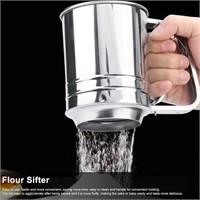 (N) Eojsuosnks Flour Sifter Stainless Steel 4 Cup
