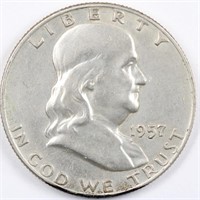 1957-D Franklin Half Dollar