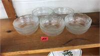 10 SMALL GLASS BOWLS