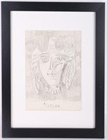 PABLO PICASSO ORIGINAL SPANISH SKETCHING AFTER