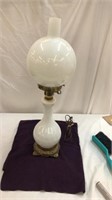 Beautiful White Glass Lamp