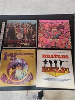 Records- Beatles, Hendrix, Cream