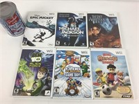 6 jeux vidéos Wii dont Big Beach Sports -