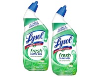 Lysol Power & Fresh Cling Toilet Bowl Cleaner, Cou