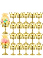 60 Pcs Fillable Crown with Pouch Crown Party