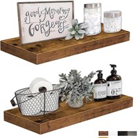 2 pack 24 inches Long Floating Shelf