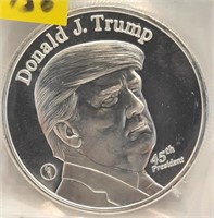 Donald Trump 1oz  .999 Silver Round