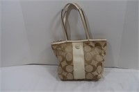 COACH Signature Canvas Purse-lightly stained