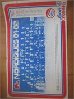 Napperon O'keefe, Nordiques 1981-82