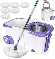 Used $70 ZNM Spin Mop and Bucket Set