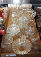 15 Pieces Large Clear Glassware Bowls Lot