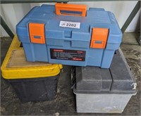3 PC PLASTIC TOOLBOXES