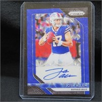 Josh Allen 2018 Panini Prizm 3/99 rookie reprint