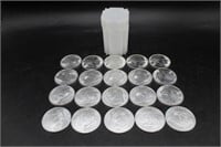 20x Uncirculated 1 Troy Oz. Liberty Coins
