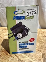 New Primacare blood pressure monitor