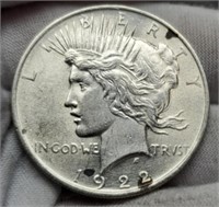 1922 Peace Silver Dollar