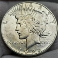 1922-S Peace Silver Dollar