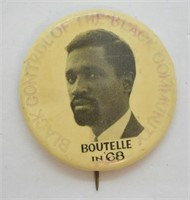 1968 African American Political Campaign Button