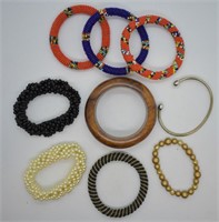 9 pcs. Bracelets