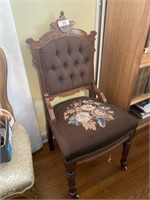 Needlepoint Bedroom Chair