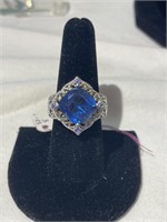 Kasmir Blue Topaz Ring - 925