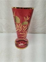 Gorgeous Cranberry Glass Vase