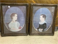 Pair of Framed Children's Frames