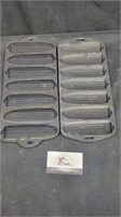 Vintage cast iron cornbread pans