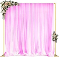 Open Box Wokceer 10x10 FT Backdrop Stand Heavy Dut