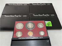 (5) 1979 Proof Mint Sets