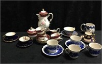 Vintage Tea Cups/Saucers and Tea Pot