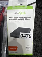 CELL CANDY SLIM POWER BANK RETAIL $20