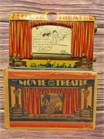 Marx Tin Litho Movie Theater with Box