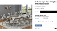 CM2264 Contemporary 6-Piece Dining Set