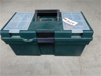 Small Plastic Tool Box With Hammers, Vise Grips