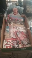 Flat of st. Louis Cardinals books and other