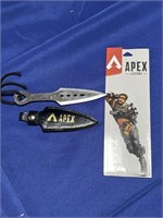Apex Legends 3" dagger with leather sheath