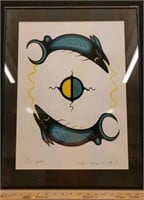 Original Painting on Paper by Cliff E Dubois -
