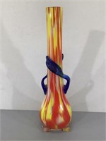 Colorful Hand Blown Glass Vase