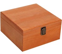 Yiju Wooden Storage Box Container DIY Decorative