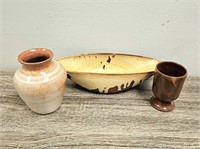 Pottery Lot of 3 Pieces