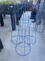 3 Lots of 1 ea Blue Tomato Cages