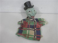 10" Vtg. Walt Disney Jiminy Cricket Puppet
