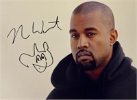 Autograph COA Kanye West Photo