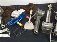 Group of vintage kitchen tools