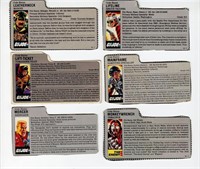 (6) X GI JOE CARDS