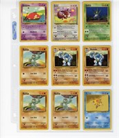 (9) X POKEMON CARDS