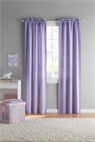 SR1796  Your Zone Purple Curtain Panel Pair 30 x
