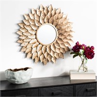 G1051  Safavieh Lana 26 Gold Sunburst Mirror